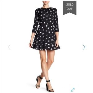 🌟NWT Star Ruffle Fit Flare Dress